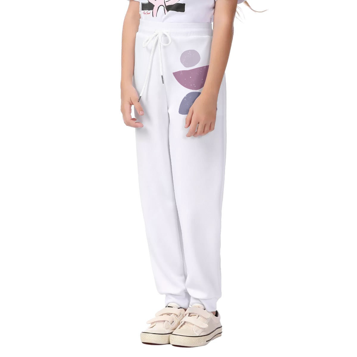 White Kids Yoga Pants - Children’s Yoga Clothes - Personal Hour for Yoga and Meditations 