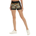 Load image into Gallery viewer, Colorful Yoga Shorts for Teen - Youth Energy Ladies Shorts - Personal Hour for Yoga and Meditations 
