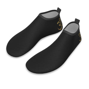Yoga Shoes for Mat - Aum Sign - Personal Hour for Yoga and Meditations 