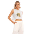 Load image into Gallery viewer, Women's Sleeveless Cropped White Yoga Top Yoga and Meditation Products - Personal Hour
