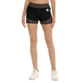 Load image into Gallery viewer, Teen Net Yarn Yoga Shorts - Black with Mesh Yoga and Meditation Products - Personal Hour
