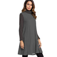 Load image into Gallery viewer, Women's High Neck Zen and Yoga Dress With Long Sleeve - Personal Hour for Yoga and Meditations 
