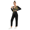 Load image into Gallery viewer, V-neck High Waist Yoga Jumpsuit - Personal Hour for Yoga and Meditations 
