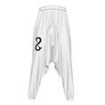 Load image into Gallery viewer, White Loose Baggy Yoga Pants- Men's Loose Trousers - Personal Hour for Yoga and Meditations 
