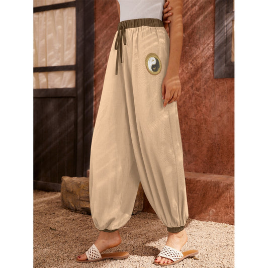 Meditation Pants for Women - Carrot Trousers - Personal Hour for Yoga and Meditations 