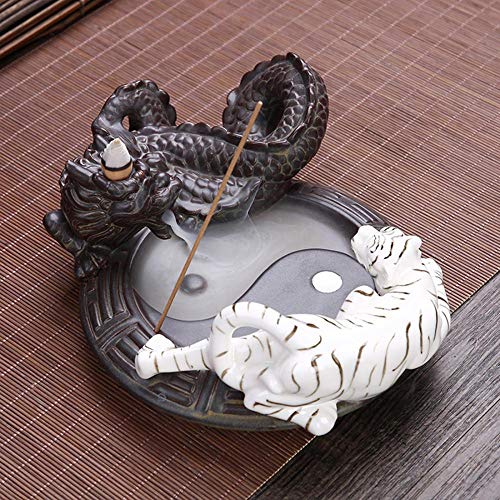 Ceramic Handcrafted Backflow Incense Holder - Personal Hour for Yoga and Meditations 