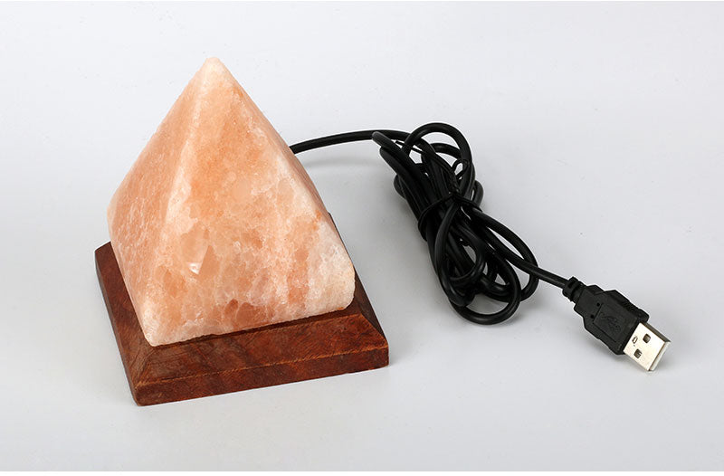 Meditation Gift - Himalayan Crystal Rock Salt Lamp - Personal Hour for Yoga and Meditations 