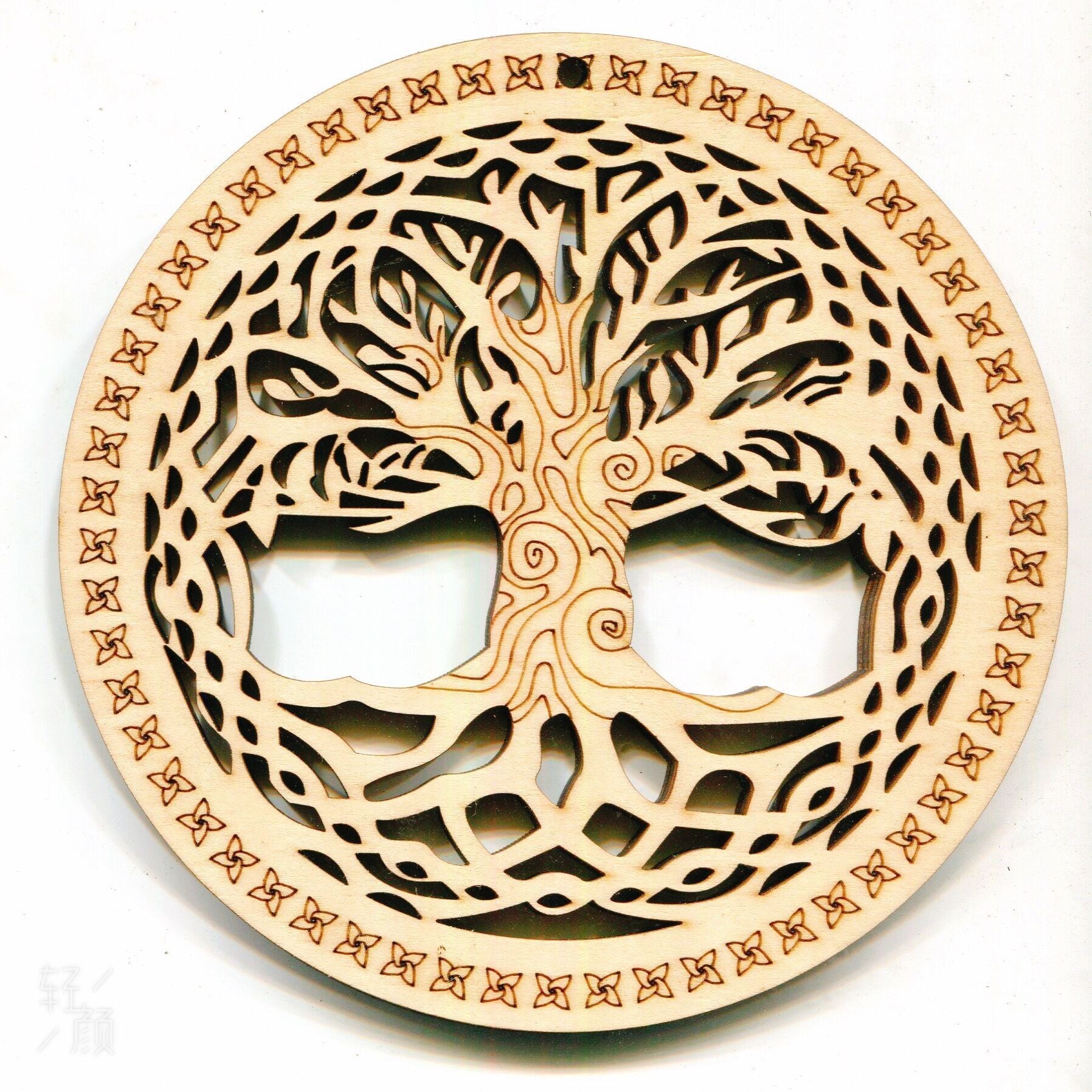 Mandala Wood Tree Of Life Symbol - Yoga and Zen Decor Yoga and Meditation Products - Personal Hour