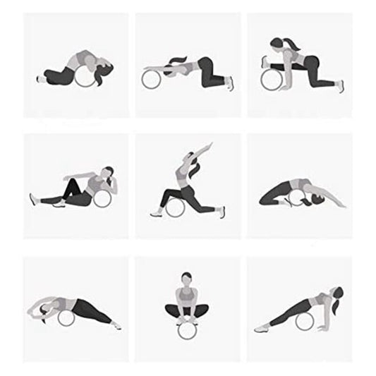 Yoga Wheel for Yoga Poses and Backbends Inversions - Personal Hour for Yoga and Meditations 