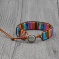 Load image into Gallery viewer, Stone Accessories -Leather beaded emperor stone fashion wild bracelet - Personal Hour for Yoga and Meditations 
