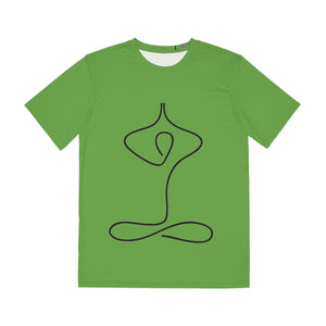Men's Polyester Yoga Tee - Personal Hour for Yoga and Meditations 