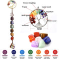Load image into Gallery viewer, 7 Chakras Natural Crystal Gemstone Meditation Ornament Crystal Tree - Personal Hour for Yoga and Meditations 
