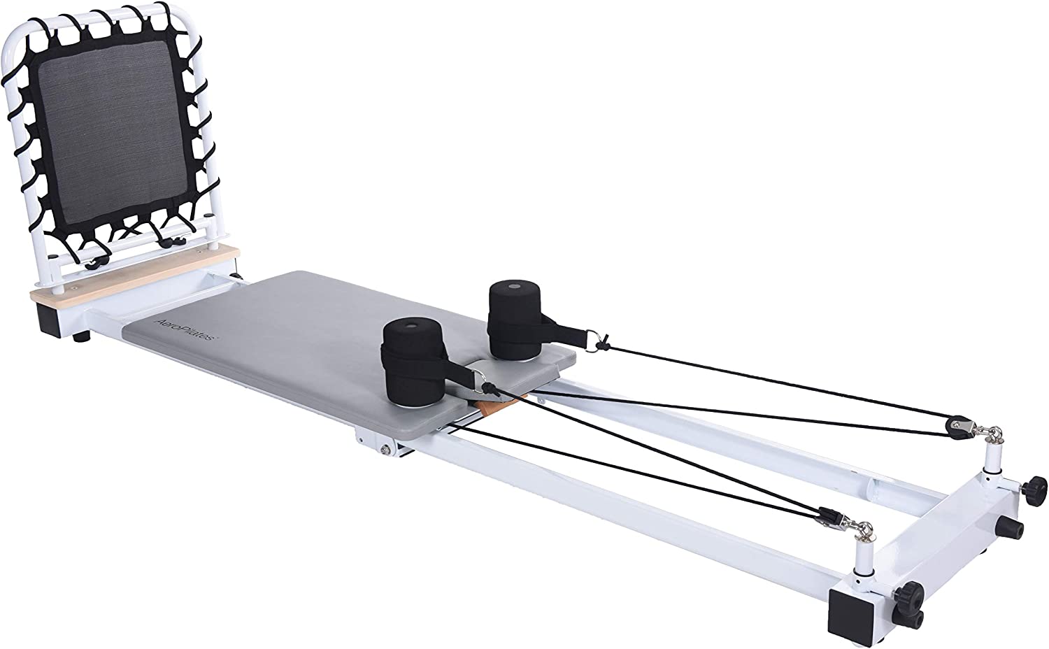 Home Pilates Reformer Bundle - Foldable Pilates Reformer with Sitting Box and Yoga Mat - Personal Hour for Yoga and Meditations 