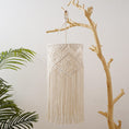 Load image into Gallery viewer, Creative Zen Decor - Macrame Chandelier Shade Hanging Light Shade - Personal Hour for Yoga and Meditations 
