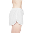 Load image into Gallery viewer, Women's Relaxed White Yoga Shorts (Yoga Sign) - Personal Hour for Yoga and Meditations 
