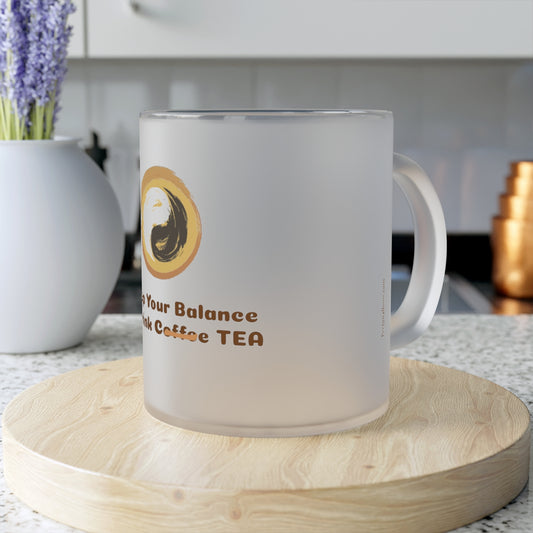 Keep your balance and drink tea - tea cups - gifts for tea lovers - Personal Hour for Yoga and Meditations