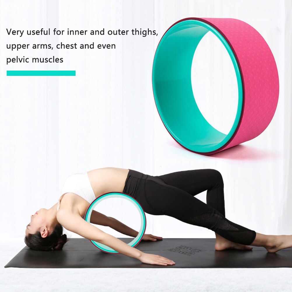 Yoga Wheel TPE Non-Slip Yoga - Personal Hour for Yoga and Meditations 