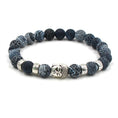 Load image into Gallery viewer, Buddha head elastic bracelet - Personal Hour for Yoga and Meditations 
