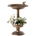 Load image into Gallery viewer, Zen Outdoor Decor Garden Bird Bath and Solar Powered Fountain - Personal Hour for Yoga and Meditations 
