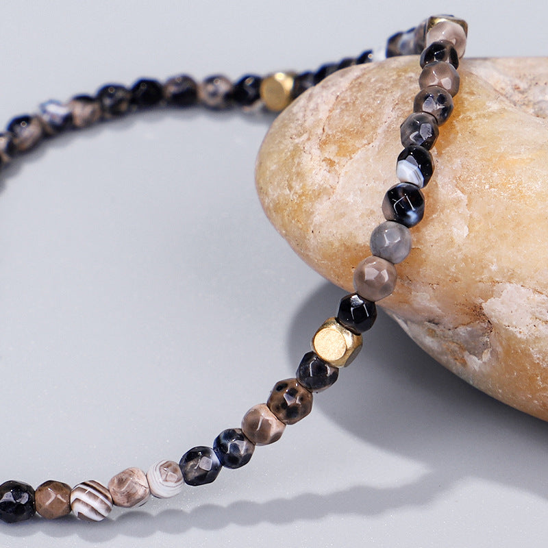 Natural Stone - Yoga Chakra Crystal Bead Bracelets - Personal Hour for Yoga and Meditations 