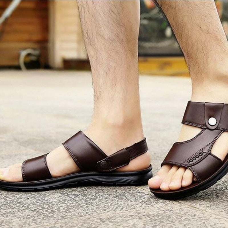 Leather Yoga Sandals for Men - Zen Footwear - Personal Hour 
