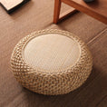 Load image into Gallery viewer, Meditation Cushion - Premium Rattan Weaving Straw Weaving Japanese Tatami Cushion - Personal Hour for Yoga and Meditations 
