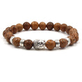 Load image into Gallery viewer, Buddha head elastic bracelet - Personal Hour for Yoga and Meditations 
