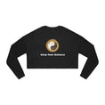 Load image into Gallery viewer, Women's Cropped Sweatshirt - Personal Hour for Yoga and Meditations 
