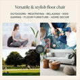 Load image into Gallery viewer, Zen Chair - Adjustable Floor Chair with Back Support - Personal Hour for Yoga and Meditations
