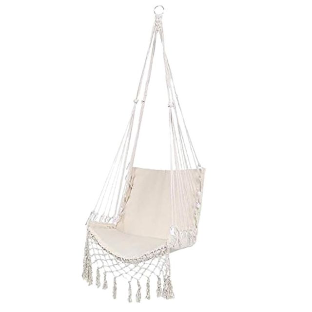 Hammock Chair Macrame Swing - Zen Area - Nordic Style - Personal Hour for Yoga and Meditations 