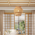 Load image into Gallery viewer, Woven Chandelier-  Bambo Handmade Zen Decor Ideas - Personal Hour for Yoga and Meditations 

