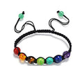 Load image into Gallery viewer, Stone Accessories - 7 Chakra Yoga Bracelet - Personal Hour for Yoga and Meditations 

