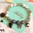 Load image into Gallery viewer, Stone Accessories - Natural stone agate cat bracelet - Personal Hour for Yoga and Meditations 
