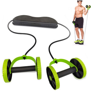 Ab Roller Wheel for Home Workouts - Yoga and Pilates Wheels for Balance Training - Personal Hour for Yoga and Meditations 