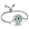 Load image into Gallery viewer, Aromatherapy Bracelet Diffuser Locket Tree of Life Adjustable Perfume Essential Oil Diffuser - Personal Hour for Yoga and Meditations 
