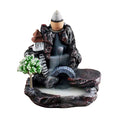 Load image into Gallery viewer, Backflow Incense Burner Ceramic Backflow Incense Holder Incense Holder - Zen Decor Sandalwood Interior Bedroom Aromatherapy - Personal Hour for Yoga and Meditations 
