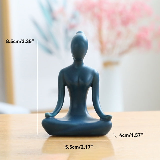 Zen Abstract Yoga Poses - Yoga Gift - Personal Hour for Yoga and Meditations 