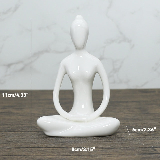 Zen Abstract Yoga Poses - Yoga Gift - Personal Hour for Yoga and Meditations 