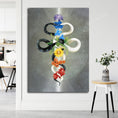 Load image into Gallery viewer, Chakra Kundalini Wall Art - Personal Hour for Yoga and Meditations 
