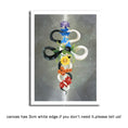 Load image into Gallery viewer, Chakra Kundalini Wall Art - Personal Hour for Yoga and Meditations 
