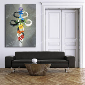 Open image in slideshow, Chakra Kundalini Wall Art - Personal Hour for Yoga and Meditations 
