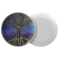 Load image into Gallery viewer, Chakra tree of life plate - Premium plate - Meditation and Zen Gift - Personal Hour for Yoga and Meditations 
