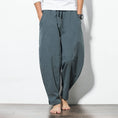 Load image into Gallery viewer, Harem Pants Men Streetwear Yoga Joggers - Personal Hour for Yoga and Meditations 
