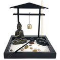 Load image into Gallery viewer, Desktop Zen Sand Garden Meditating Buddha Statue Mini Zen Garden Sand Tray Kit - Personal Hour for Yoga and Meditations 
