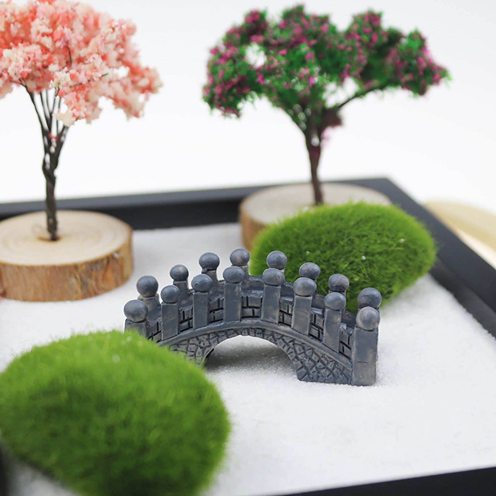 Japanese Zen Sand Garden Tabletop Mini Zen Garden Kit - Personal Hour for Yoga and Meditations 