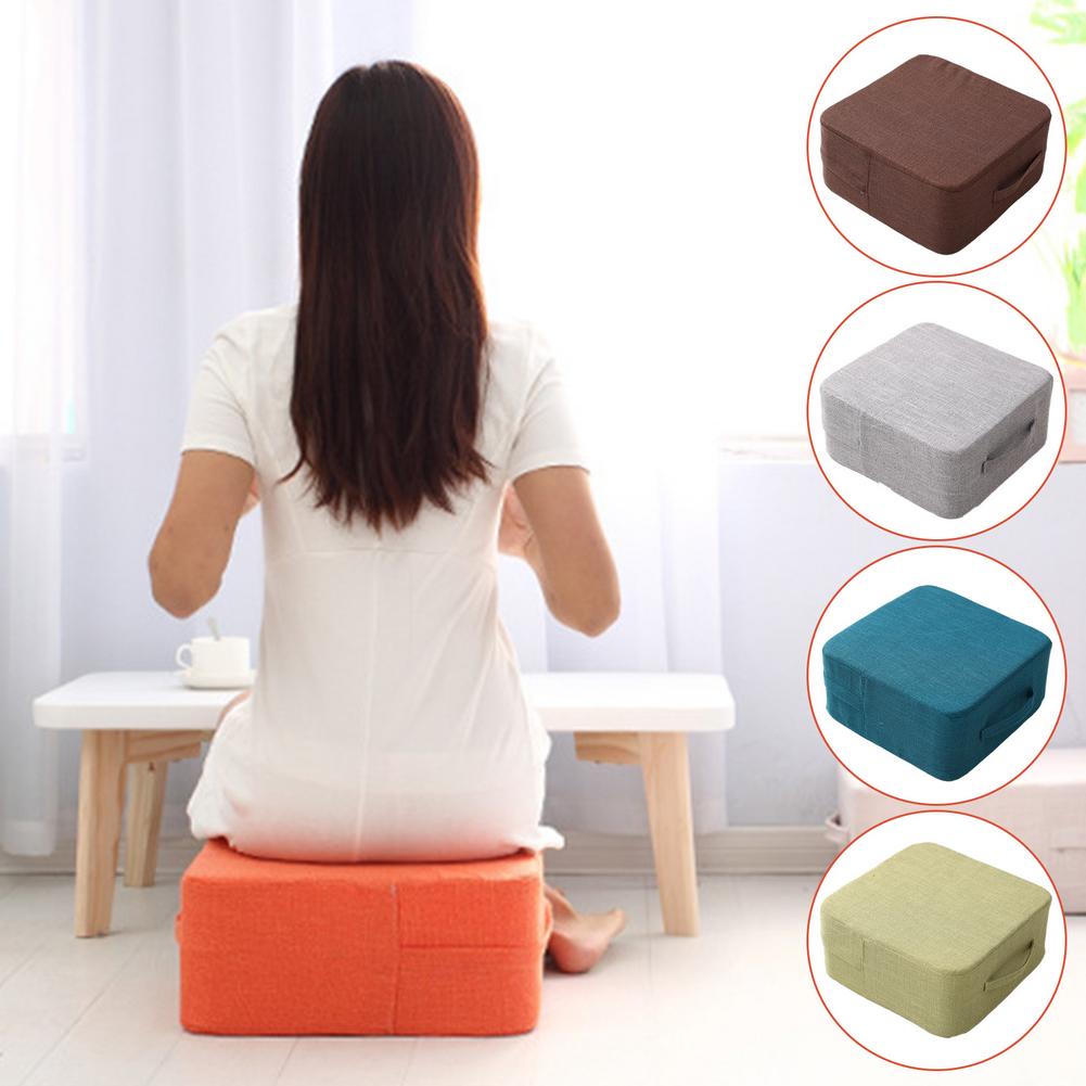 Mediations Floor Cushion - Soft Seating Pillow With Washable Cover - Easy to Carry for Yoga - Personal Hour for Yoga and Meditations 