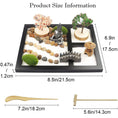 Load image into Gallery viewer, Micro Garden Sand Table Kit Artificial Landscape Buddha Statue Zen Sand Table - Zen Decor Ideas - Personal Hour for Yoga and Meditations 
