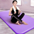 Load image into Gallery viewer, Large and Thick Yoga Mat - Non-Slip Yoga and Pilates Mat - Mat for pilates wall unit - Personal Hour for Yoga and Meditations 
