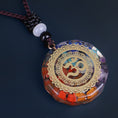 Load image into Gallery viewer, Meditation Gift - Aum Sign - Pendant Symbol Necklace Chakra Healing Energy Necklace - Personal Hour for Yoga and Meditations 
