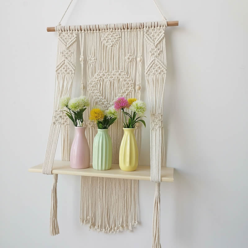 Zen Decor - Boho Style Plant Hanger - Personal Hour for Yoga and Meditations 